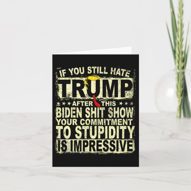 Du har fortfarande en trump efter denna supporttru kort (Framsida)