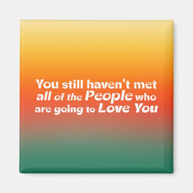 Du har fortfarande inte träffats..   magnet (Framsidan)