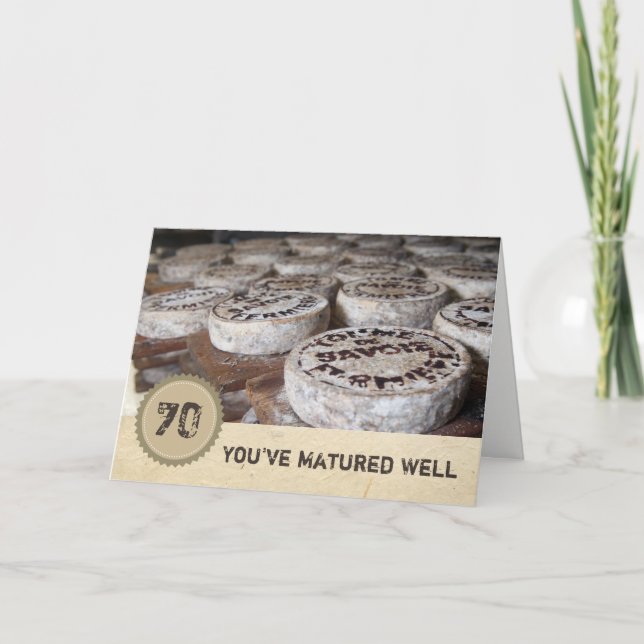 Du har fyllt 70-dagars gamla ost kort (Framsida)