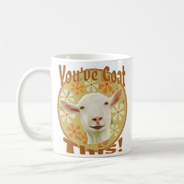 Du har gått den här! Uppmuntra geting Kaffemugg (Vänster)