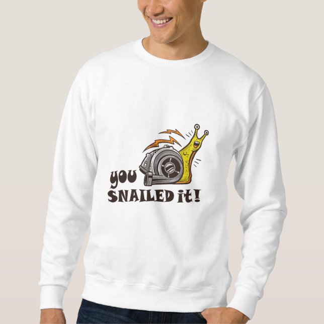 Du har gjort det bra lång ärmad tröja (Framsida)