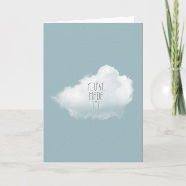 Du har gjort det till ett kort för Grattisar (Framsida)