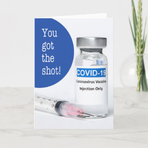 Du Har Grattisarna med Coronavirus Vaccin Helgkort