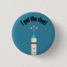 Du Har Grattisarna med Covid 19- vaccin Shot Knapp