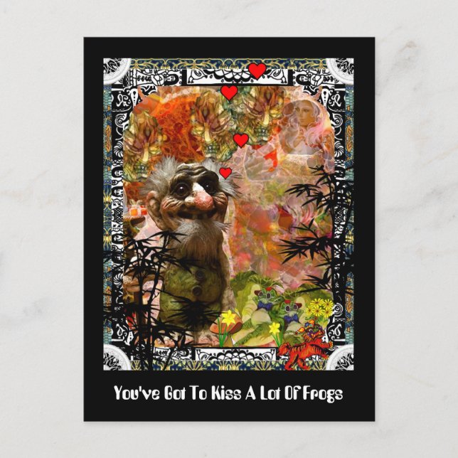 Du har Har att ta en massa grodor Vykort (Framsida)