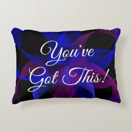 Du har Har den här geometriska dekorritningen Prydnadskudde