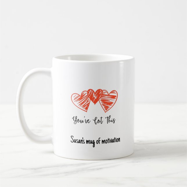 Du har Har den här motiverade offerten Kaffemugg (Vänster)