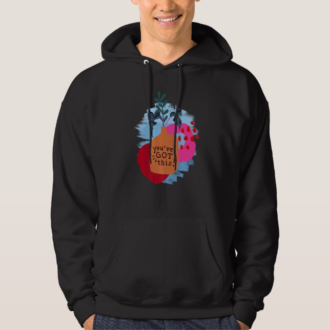 Du har Har det här motiv att säga och Abstrakt Hoodie (Framsida)