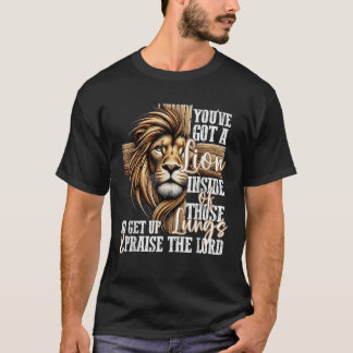 Du har Har en Lejon insida av Lungs kristna T Shirt