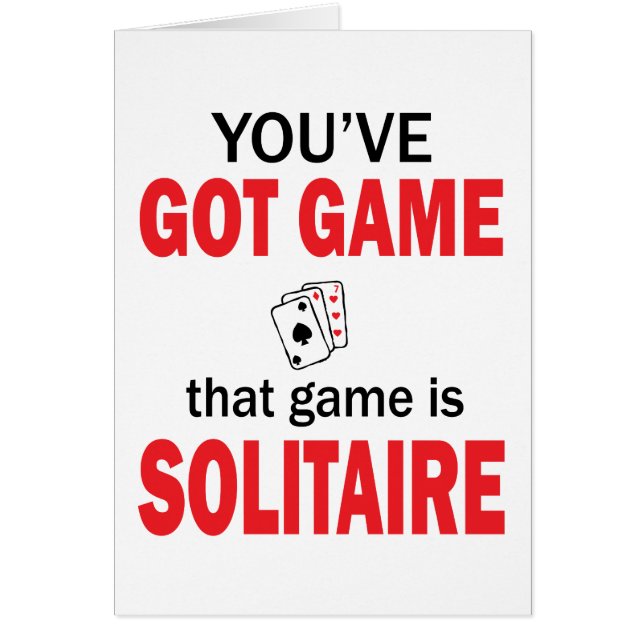 Du har Har Game Hälsningskort (Framsidan)