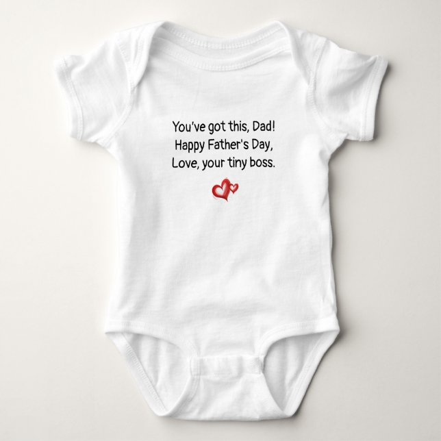 Du har Har i Pappa, Fars dag-gåva från Baby. T Shirt (Framsida)