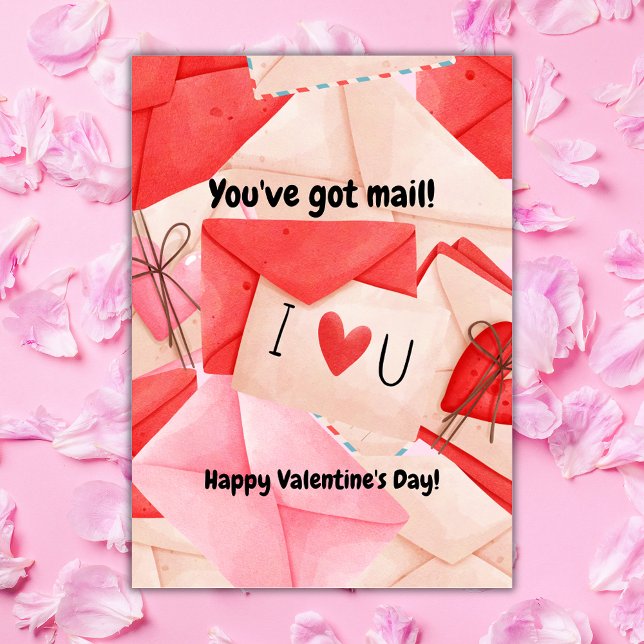 Du har Har Mail Classroom Valentines Day Photo Julkort (Skapare uppladdad)