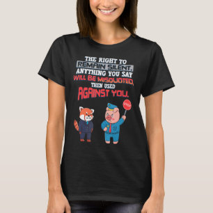 Du har Höger för att behålla en tyst felciterad AG T Shirt