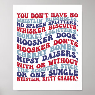 Du har inga kvistlin's Bungholes 4 juli Poster