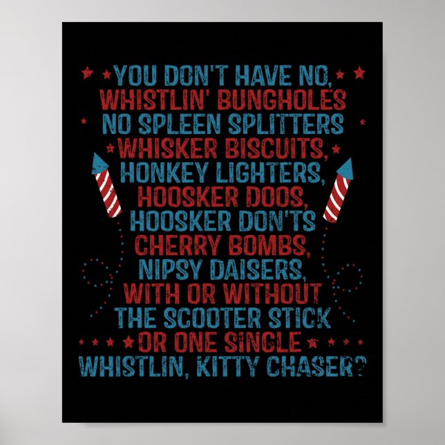 Du Har Inga Piphål Rolig 4 Juli Poster (Framsidan)