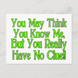 Du Har Ingen Aning Vykort