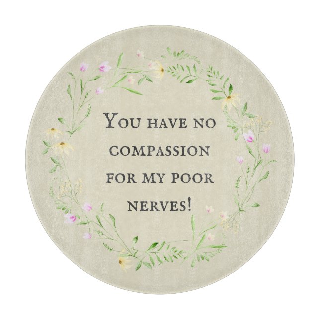 Du har ingen medkänsla med mina stackars nerver! B (Framsidan)