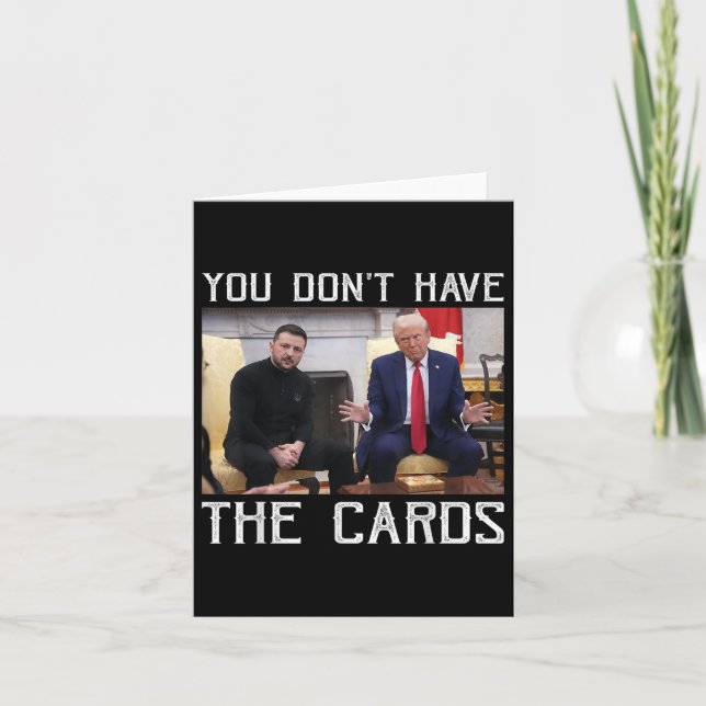 Du har inte kort till president Donald Trump (Framsida)