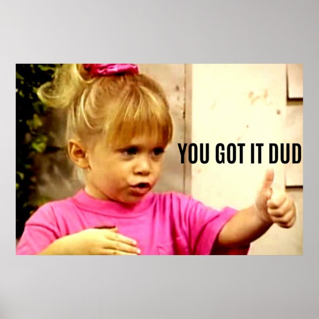 DU HAR IT DUDE POSTER (Framsidan)