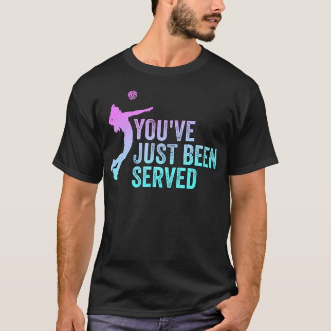 Du Har Just Blivit Serverad Roligt T Shirt (Framsida)