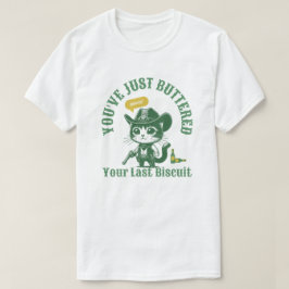 Du har just mist din sista bikuit, en fin katt t shirt