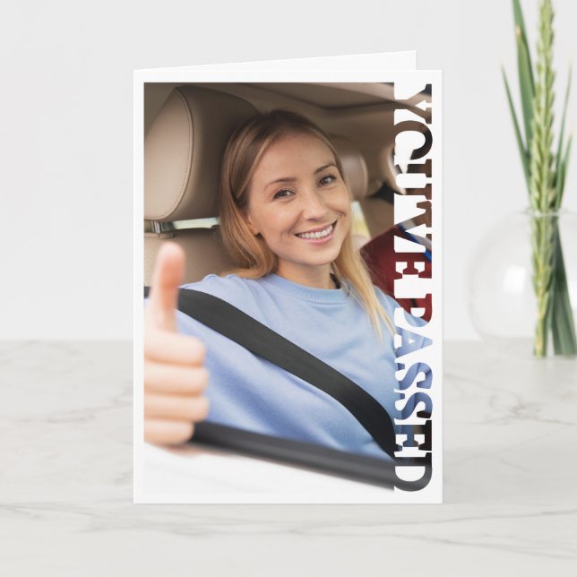 Du har klarat Fotoalbum Grattis-kort Tack Kort (Framsida)