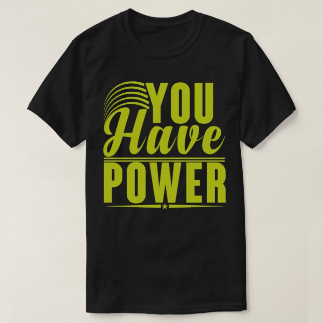 Du har kraft t shirt (Design framsida)