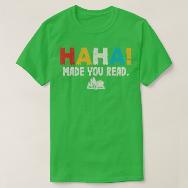 Du har läst bibliotekariereslädningen den t shirt (Design framsida)