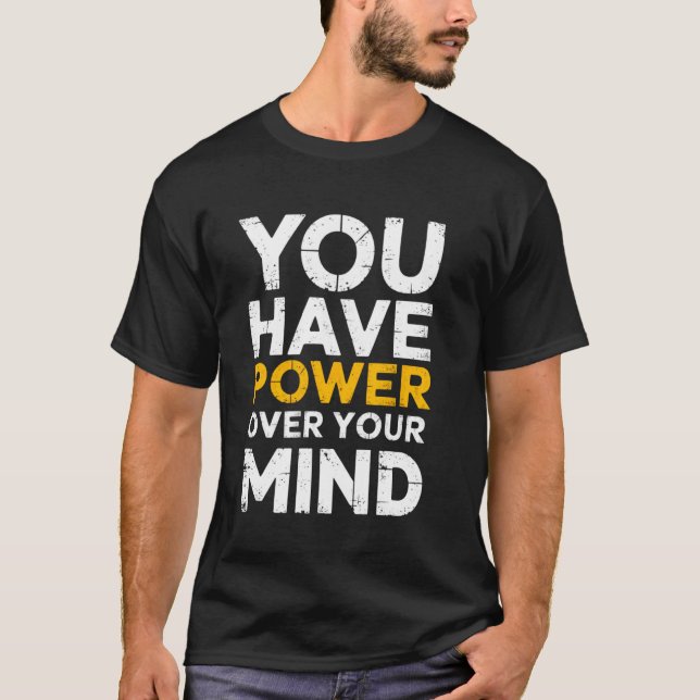 Du Har Makt Över Ditt Sinne Marcus Aurelius Stoici T Shirt (Framsida)