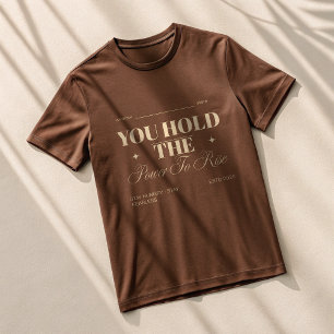 DU HAR MAKTEN ATT STIGA UPP Savage Motiverande A T Shirt