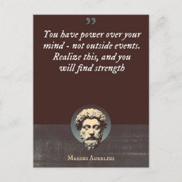 Du har makten över ditt sinne - inte yttre händels vykort