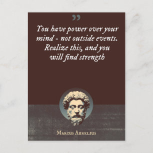 Du har makten över ditt sinne - inte yttre händels vykort