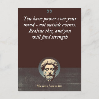 Du har makten över ditt sinne - inte yttre händels vykort
