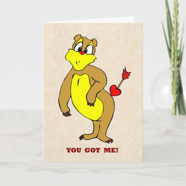 Du Har mig Valentine Card Helgkort (Framsida)