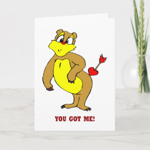 Du Har mig Valentine Card Helgkort