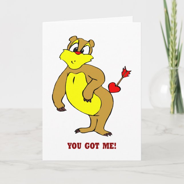 Du Har mig Valentine Card Helgkort (Framsida)