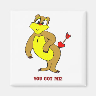 Du Har mig Valentine Magnet