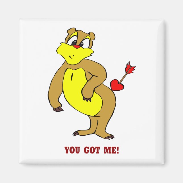 Du Har mig Valentine Magnet (Framsidan)