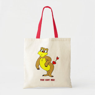 Du Har mig Valentine Tote Bag Tygkasse