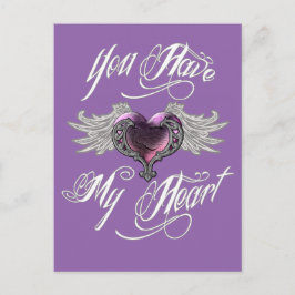 Du har min Rosa Vykort