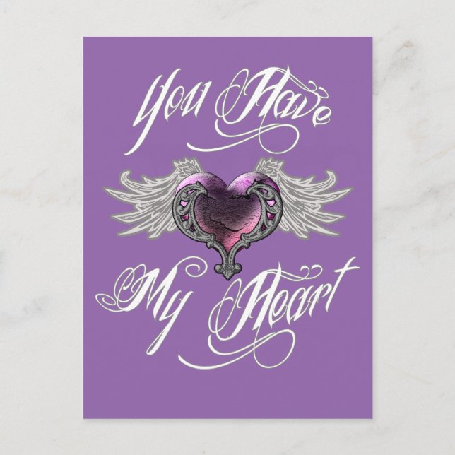 Du har min Rosa Vykort (Framsida)