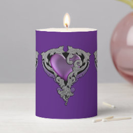 Du har mitt hjärta Pillar Candle