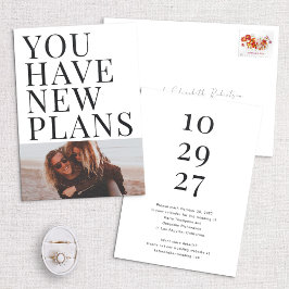 Du har nya planer för unikt fotosparande av datumk spara datumet