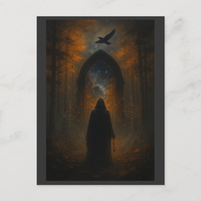 Du Har Nyckeln till Din Önskade Verklighet  Vykort (Framsida)