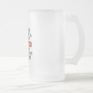 Du har öppnat upp ett jämnt av dumt frostat ölglas