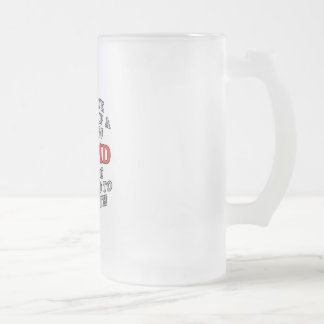 Du har öppnat upp ett jämnt av dumt frostat ölglas