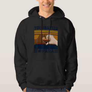 Du har para Heart Hand Vintage Hoodie