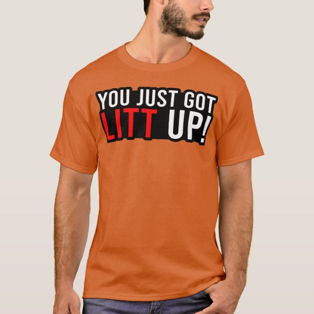 Du har precis blivit Litt UpV - Roligt present för T Shirt (Framsida)