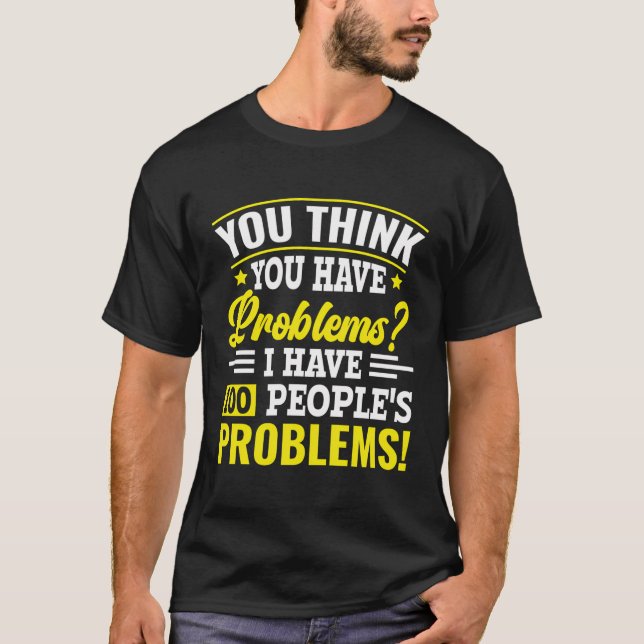 Du har problem med 100 personproblem - soc t shirt (Framsida)