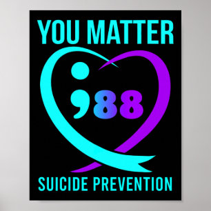 Du har problem med 988 självmordsförebyggande åtgä poster